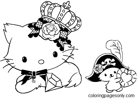 Charmmy Kitty Coloring Pages