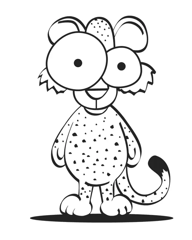 Cheetah Coloring Pages 89