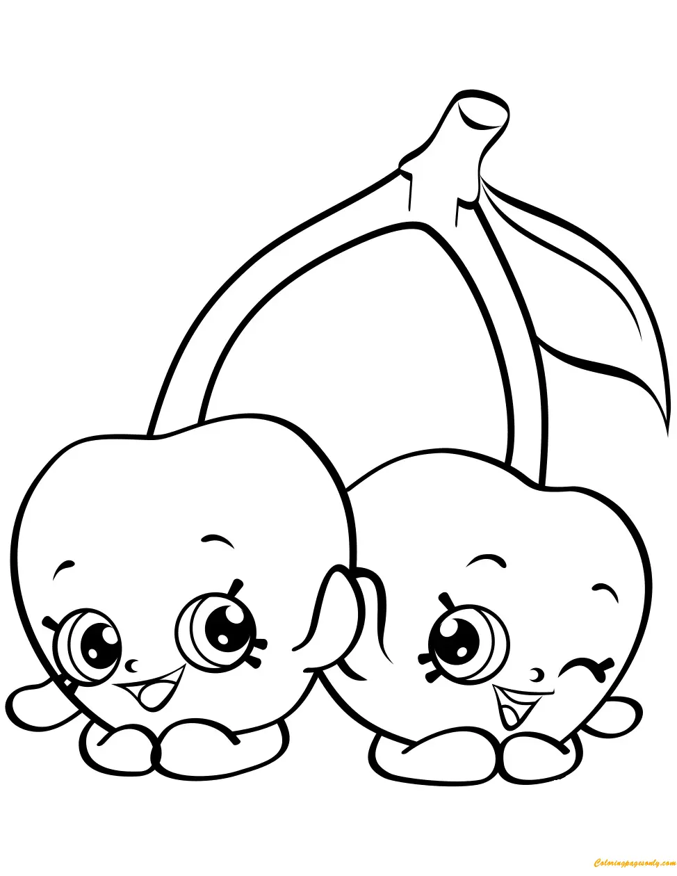 Cherry Coloring Pages 18