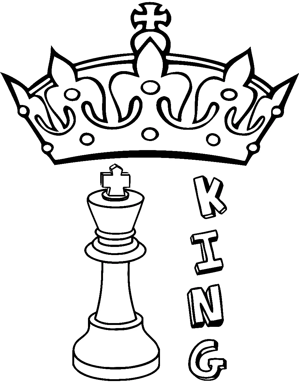 Chess Coloring Pages 49
