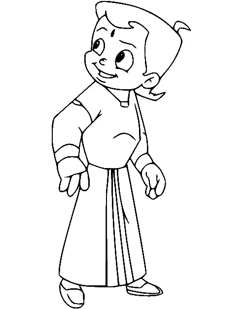 Desenhos de Chhota Bheem Para Colorir 49