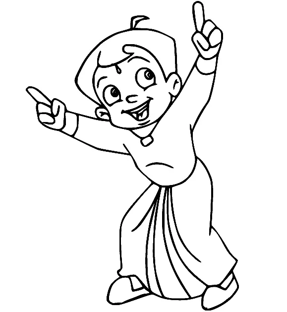 Desenhos de Chhota Bheem Para Colorir 52