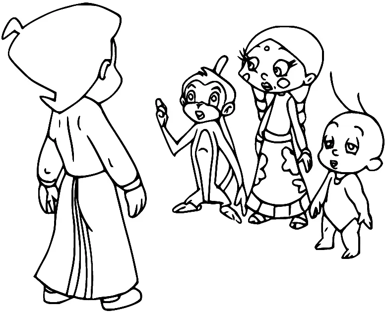 Desenhos de Chhota Bheem Para Colorir 53