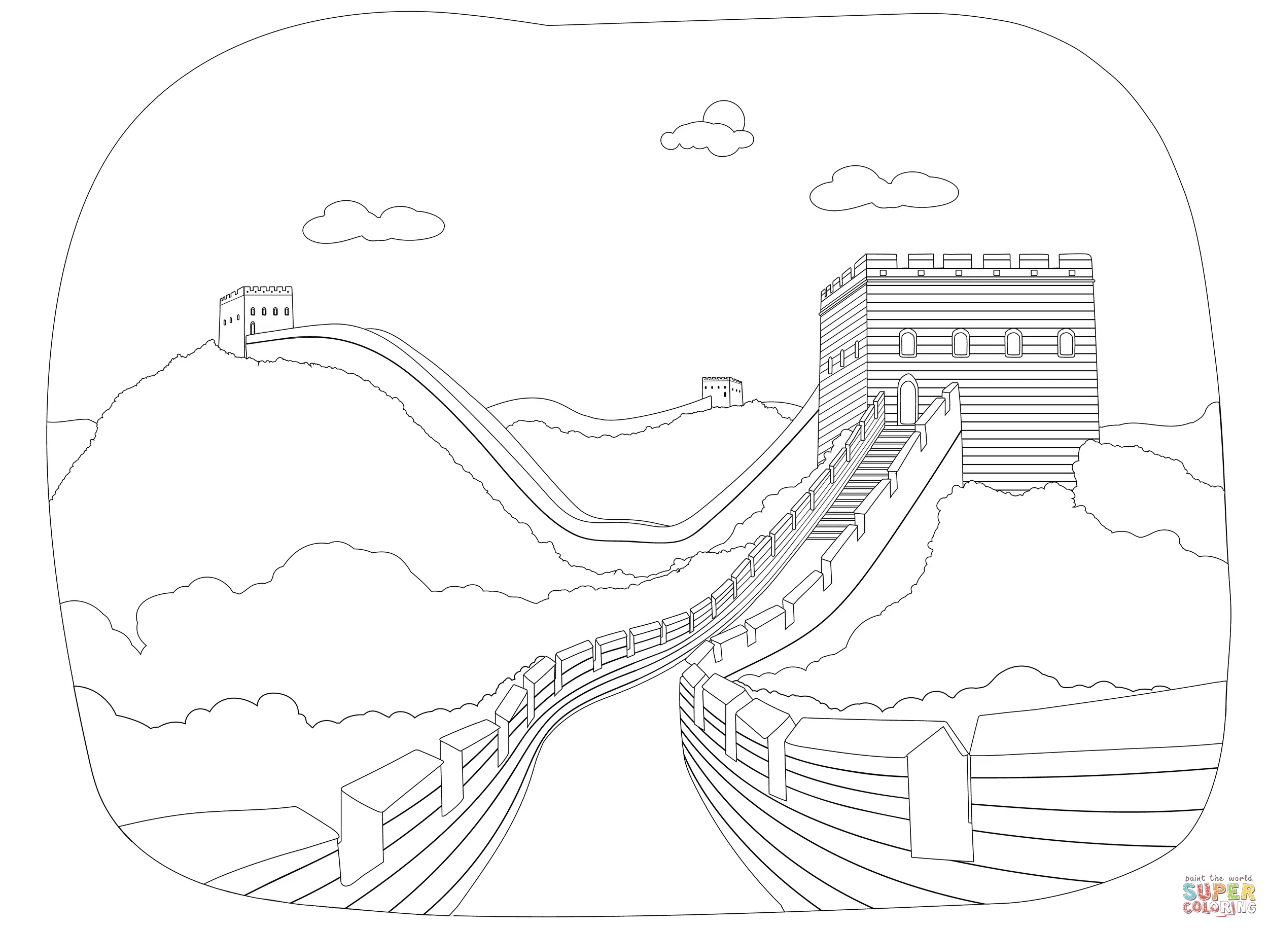 China para Colorear 53