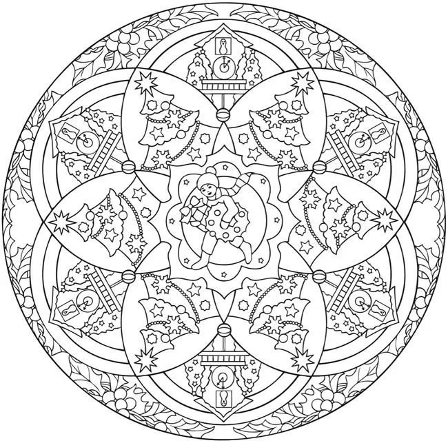 Christmas Adult Coloring Pages 51