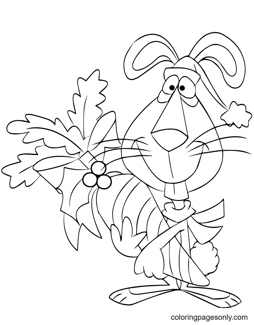 Christmas Animals Coloring Pages 55