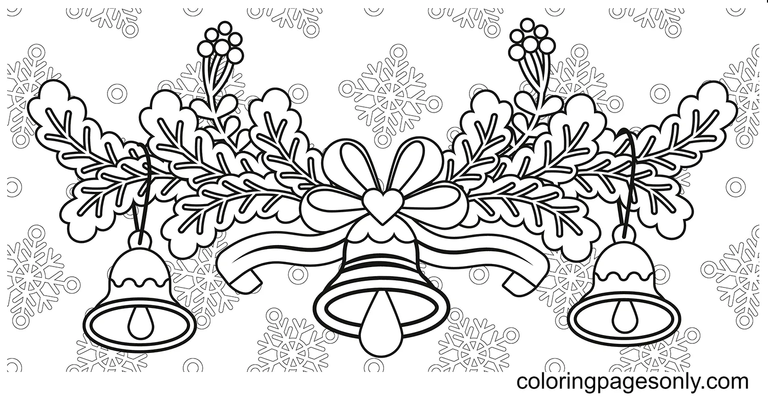 Christmas Bells Coloring Pages