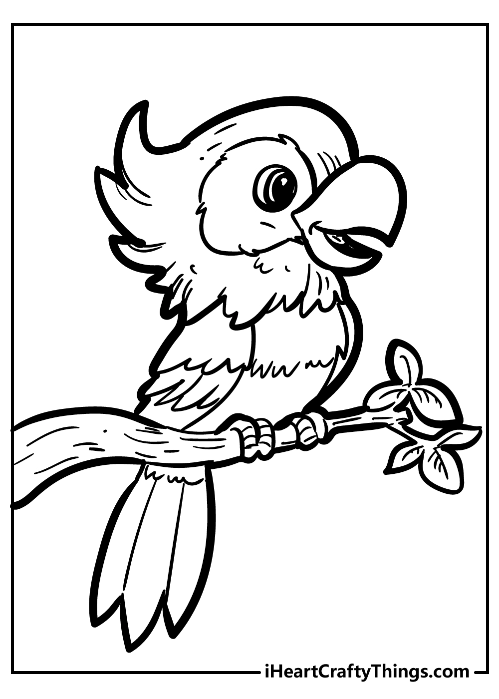 Christmas Birds Coloring pages 17