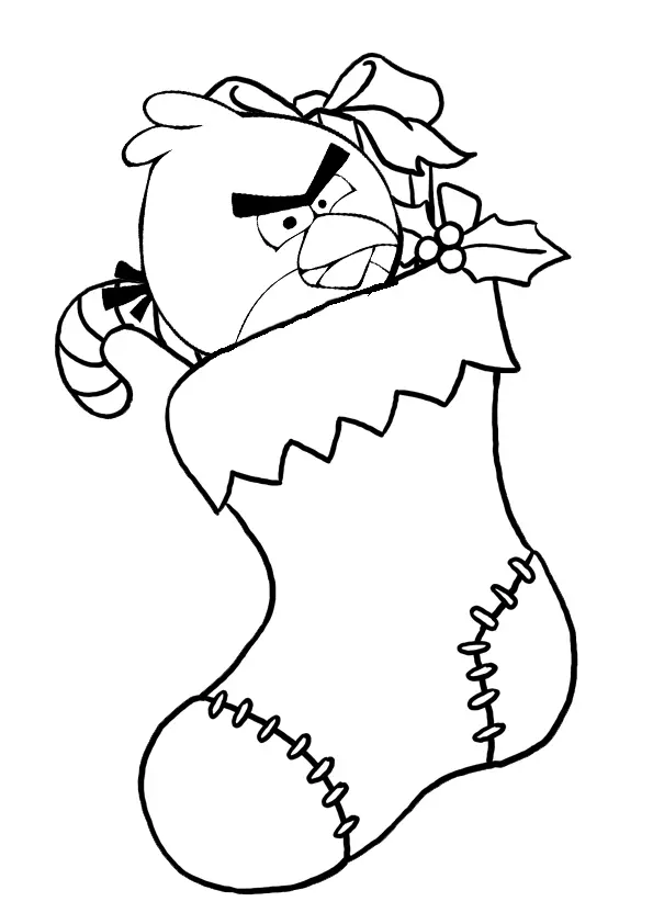 Christmas Birds Coloring pages 19