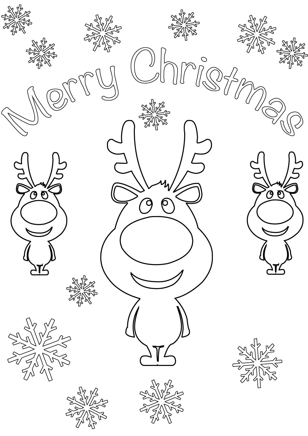 Christmas Cards Coloring Pages 11