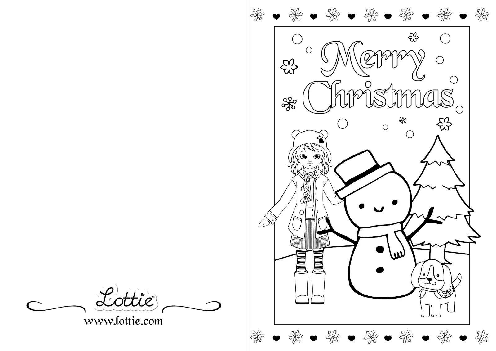 Christmas Cards Coloring Pages 26