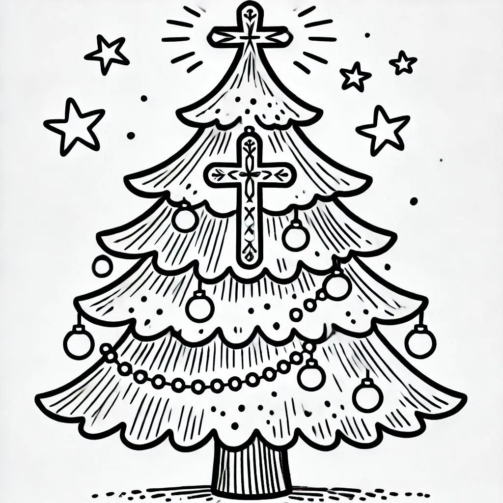 Christliche Weihnachts-Ausmalbilder 19