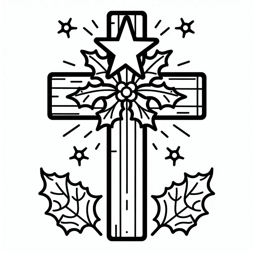 Christliche Weihnachts-Ausmalbilder 26