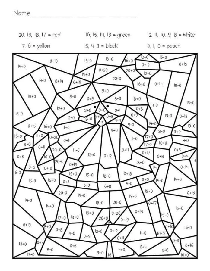 Desenhos de Natal Por Numeros Para Colorir 82