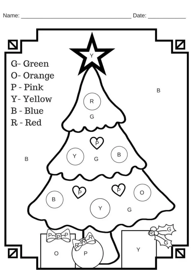 Desenhos de Natal Por Numeros Para Colorir 90