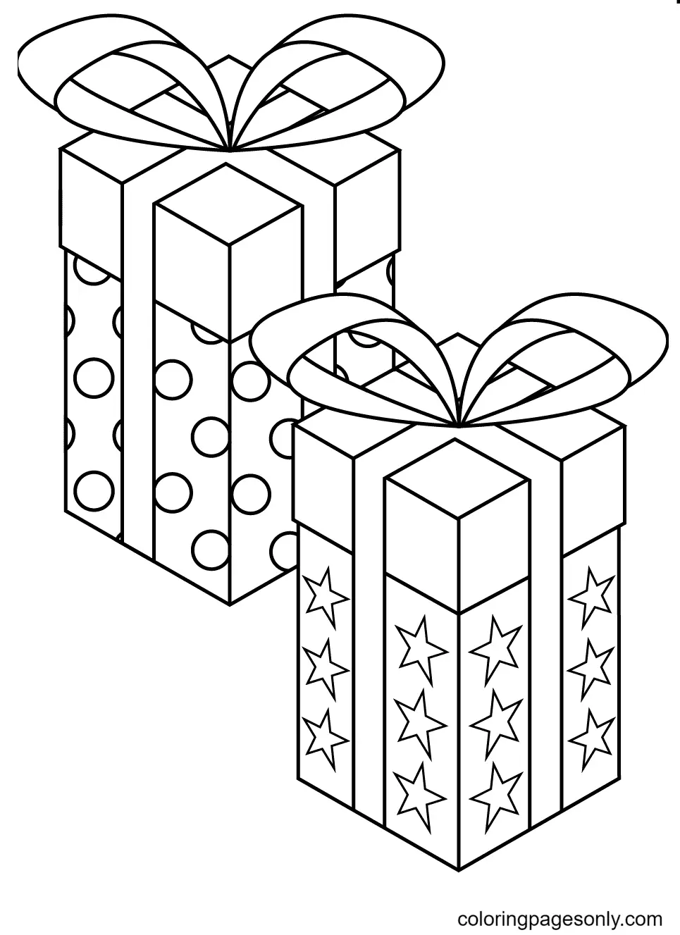 Christmas Gifts Coloring Pages 84