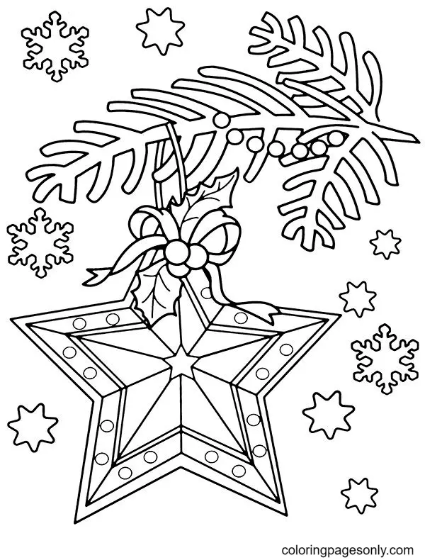 Adornos Navidenos Para Colorear 51
