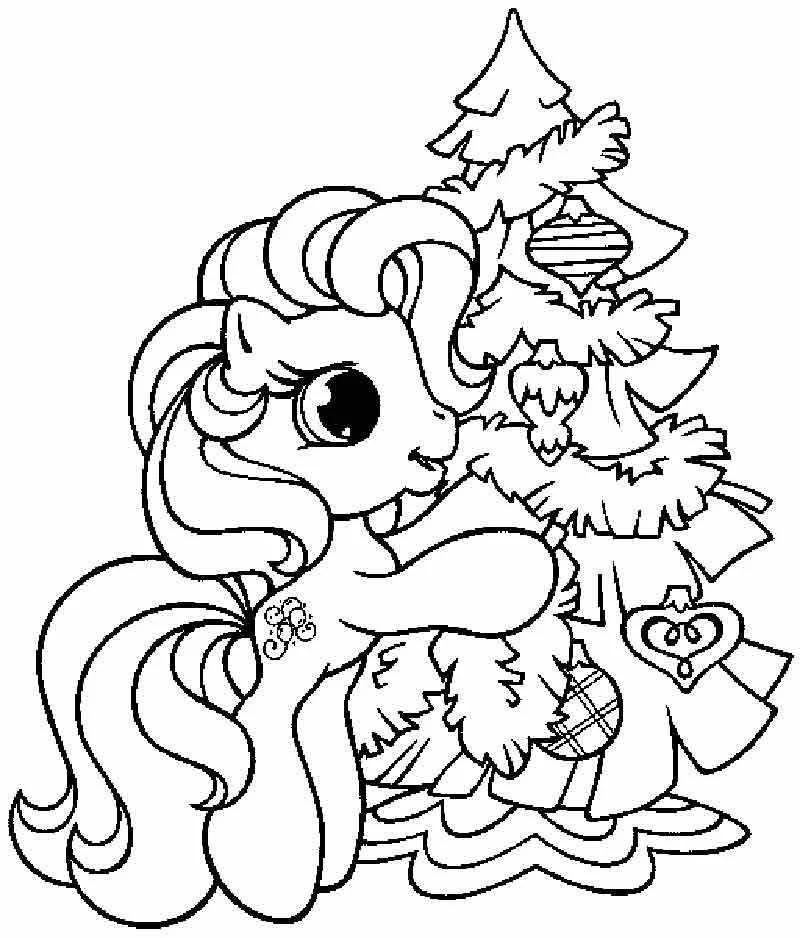 Christmas Tree Coloring Pages 12