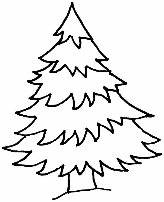 Christmas Tree Coloring Pages 20