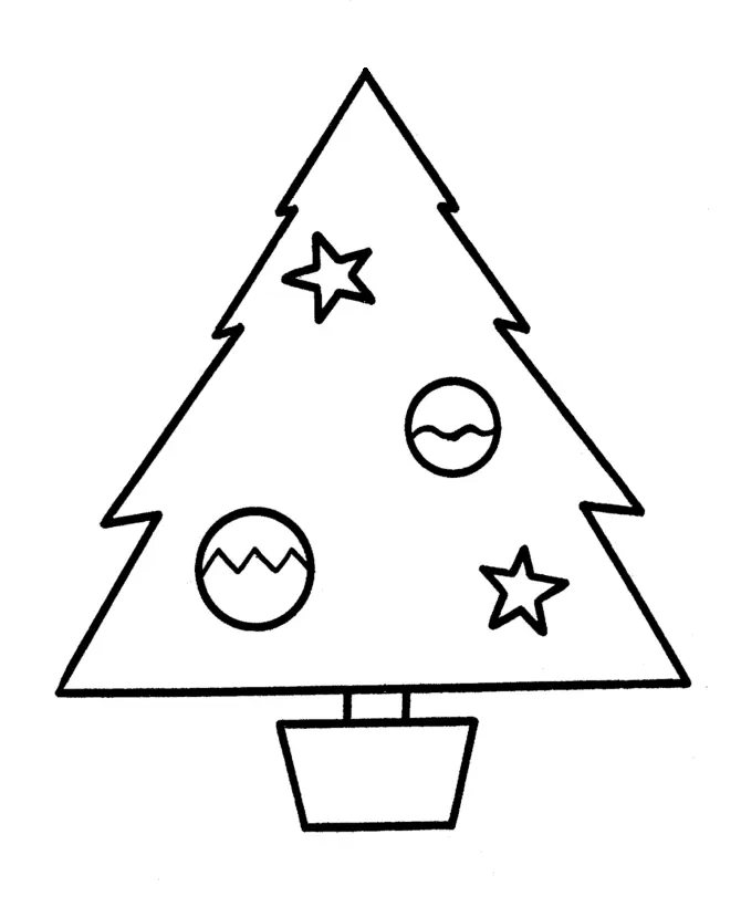 Christmas Tree Coloring Pages 33