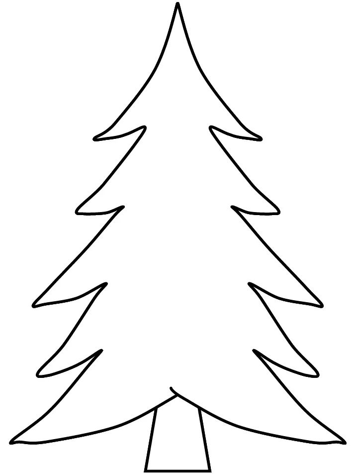 Christmas Tree Coloring Pages 44