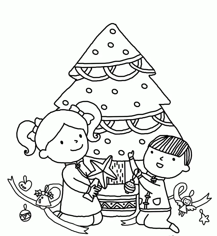 Desenhos de Christmas Tree Para Colorir 50