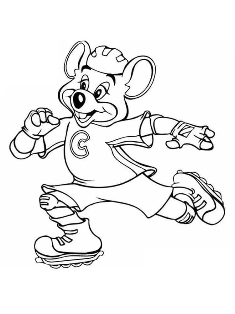 Chuck E Cheese Coloring Page 23