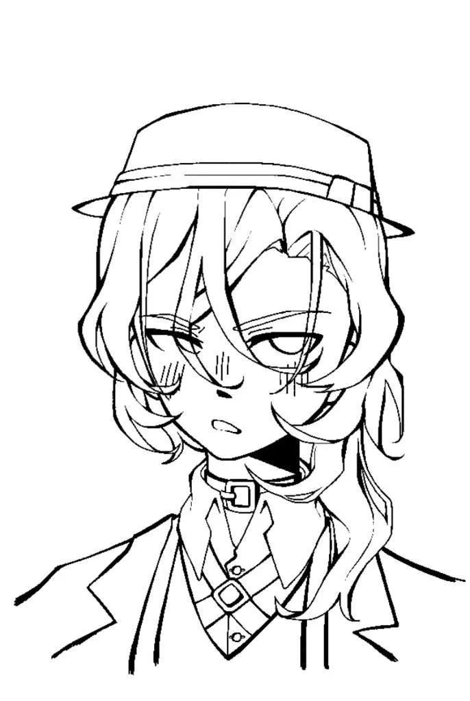 Chuuya Coloring Pages 23