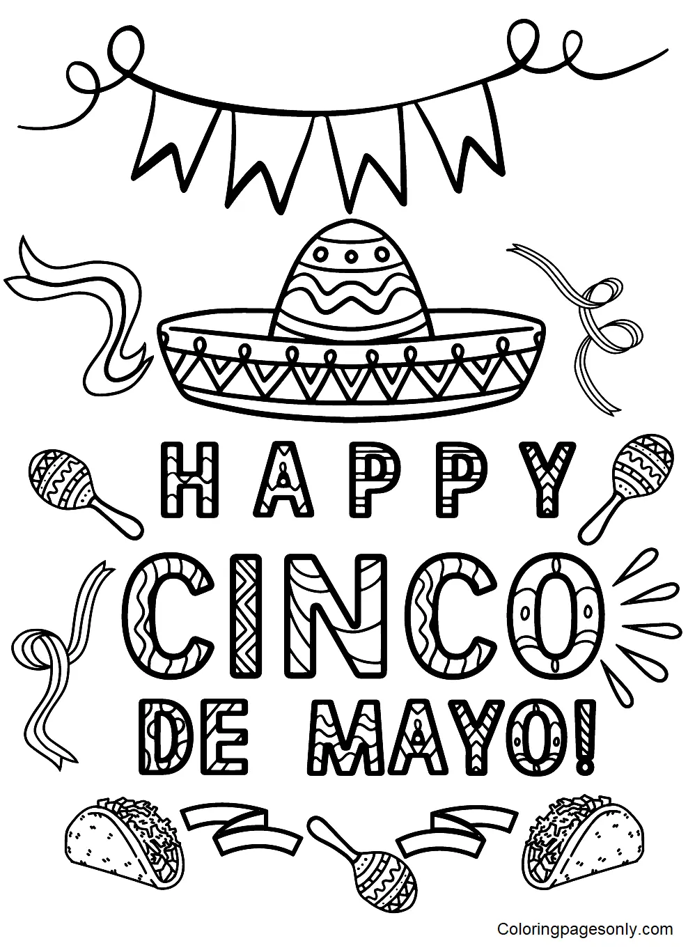 Cinco De Mayo Coloring Pages 55