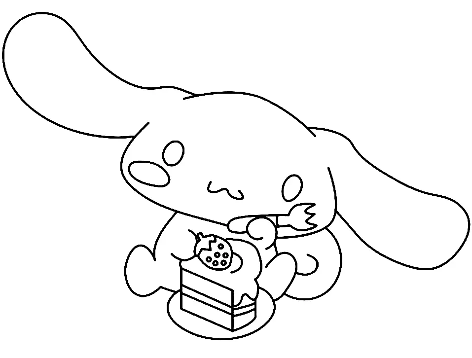 Desenhos de Cinnamoroll Para Colorir 18