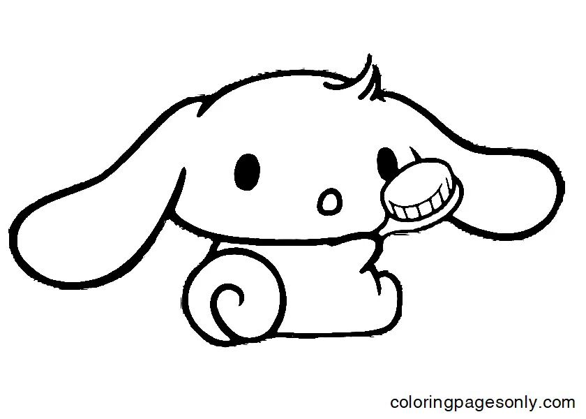 Desenhos de Cinnamoroll Para Colorir 23