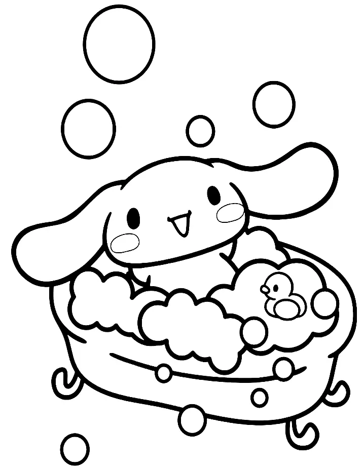 Desenhos de Cinnamoroll Para Colorir 29