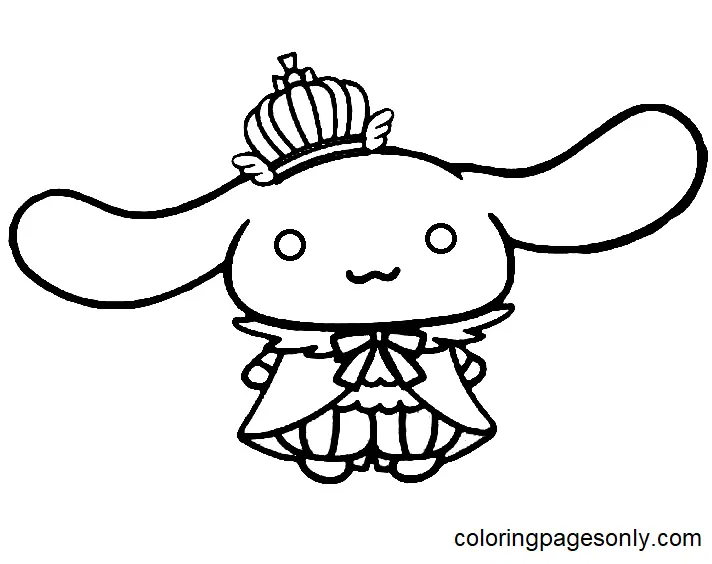 Desenhos de Cinnamoroll Para Colorir 40