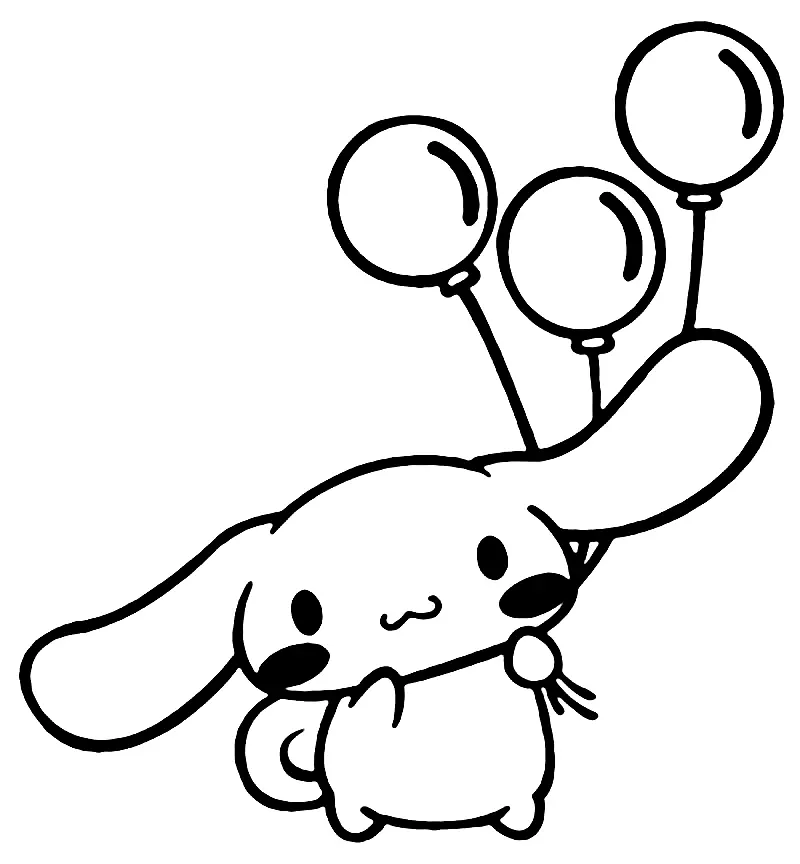 Desenhos de Cinnamoroll Para Colorir 41