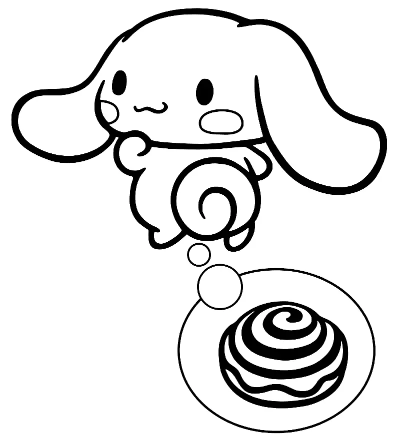 Cinnamoroll Coloring Pages 45