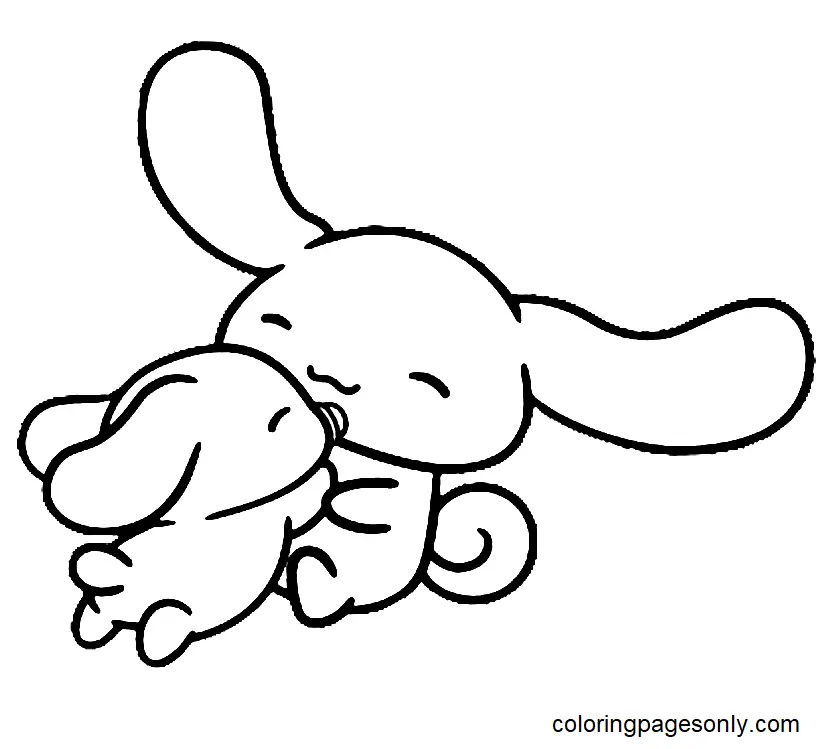 Desenhos de Cinnamoroll Para Colorir 9