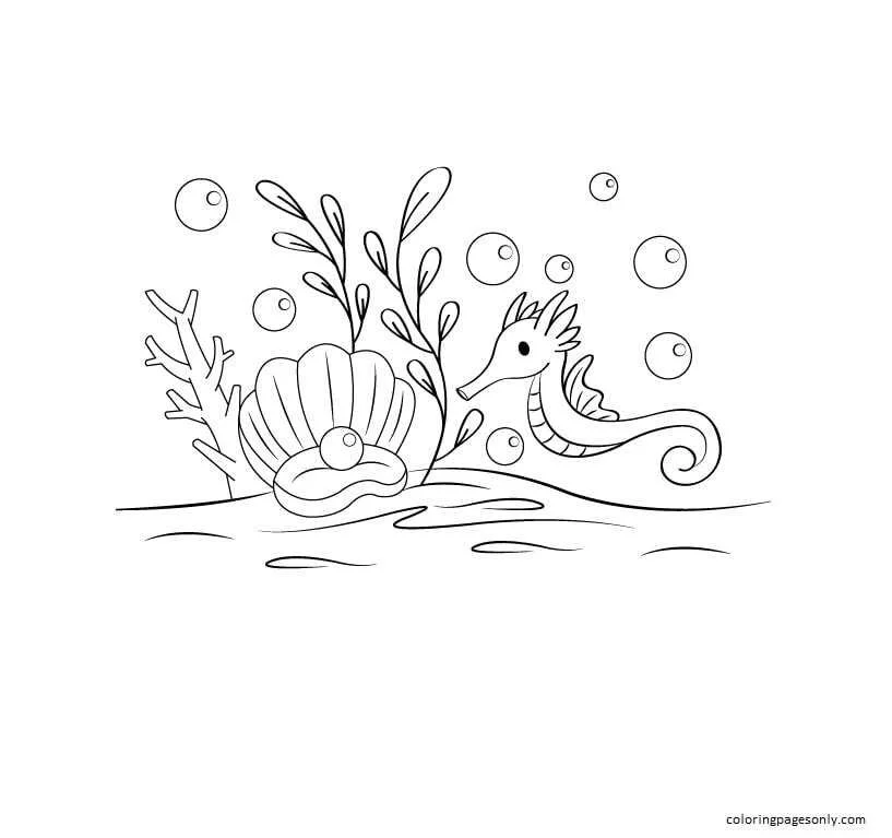 Clam Coloring Pages 15