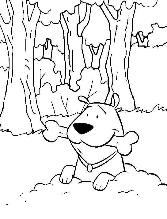 Desenhos de Clifford Para Colorir 55