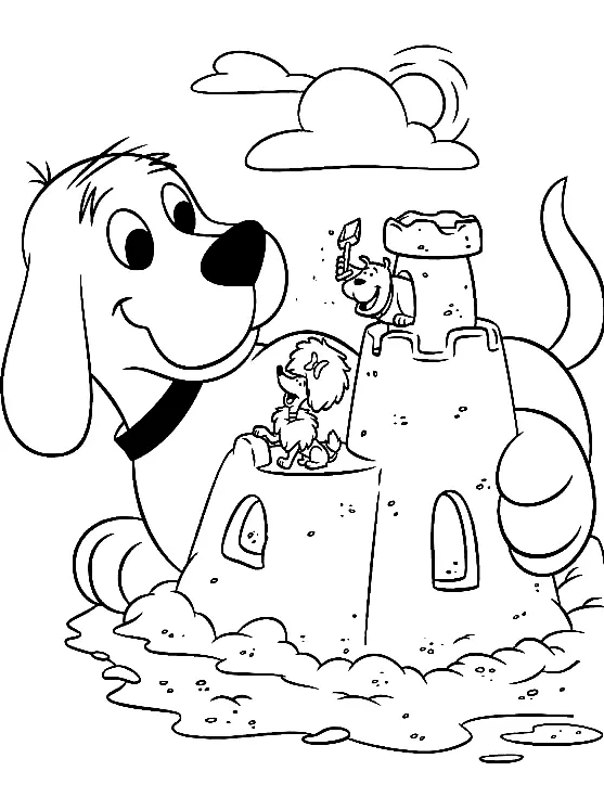 Desenhos de Clifford Para Colorir 57