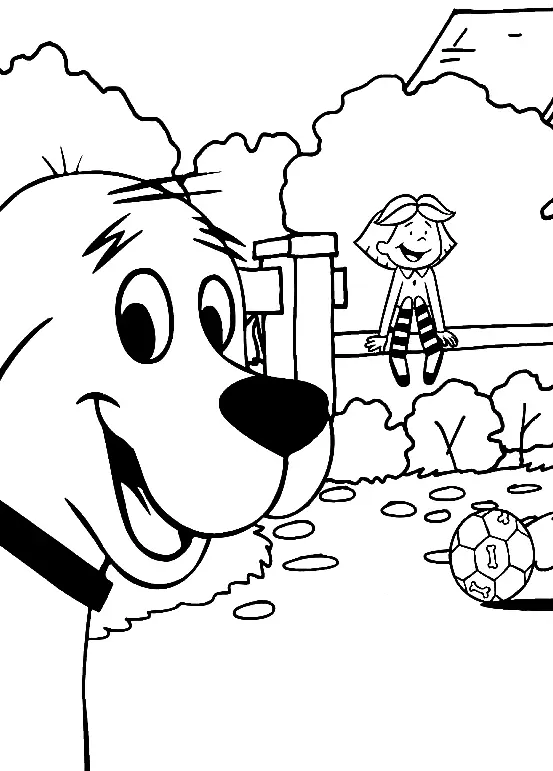 Desenhos de Clifford Para Colorir 59