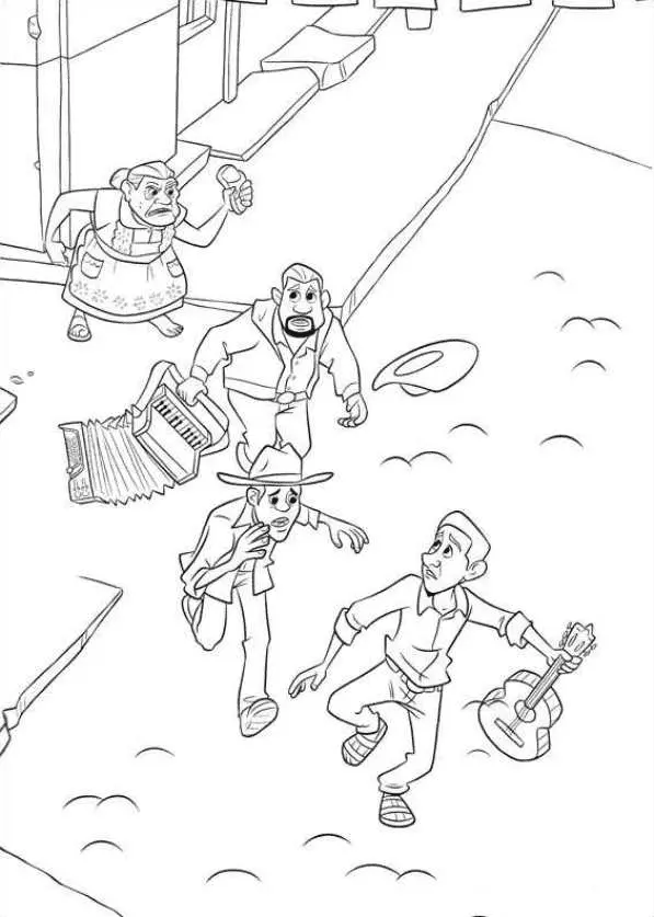 Desenhos de Coco Para Colorir 50