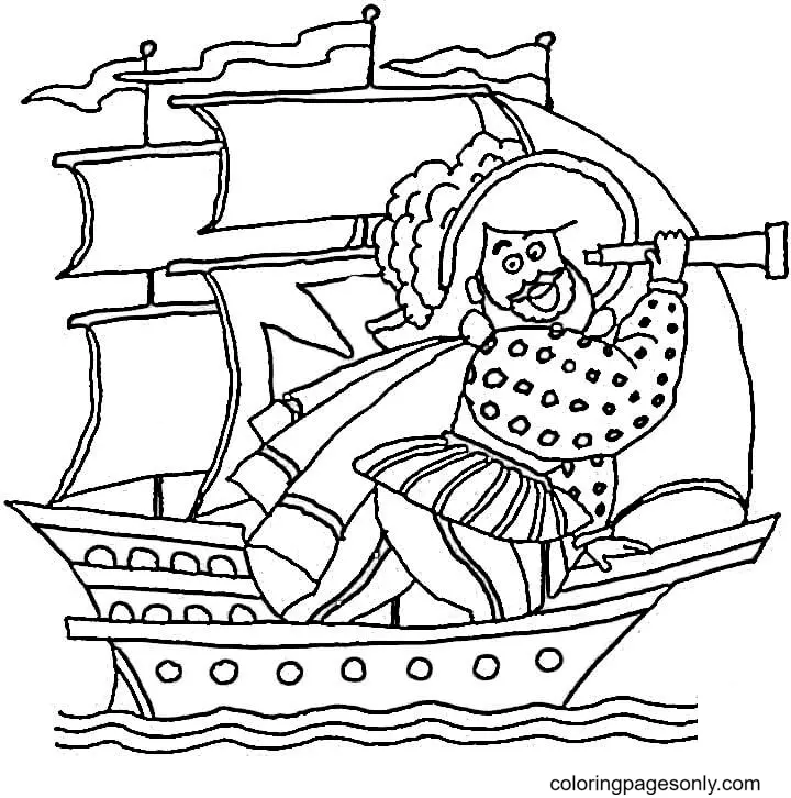 Columbus Day Coloring Pages 56