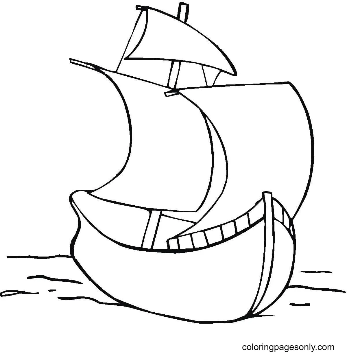 Columbus Day Coloring Pages 58