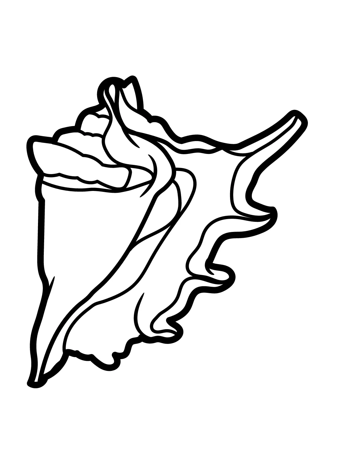 Conch Coloring Pages 8