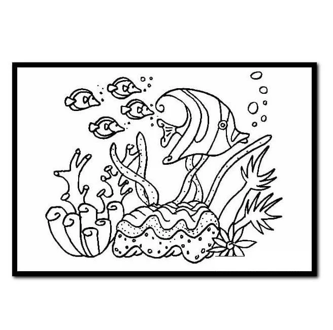 Coral Reef Coloring Pages 53