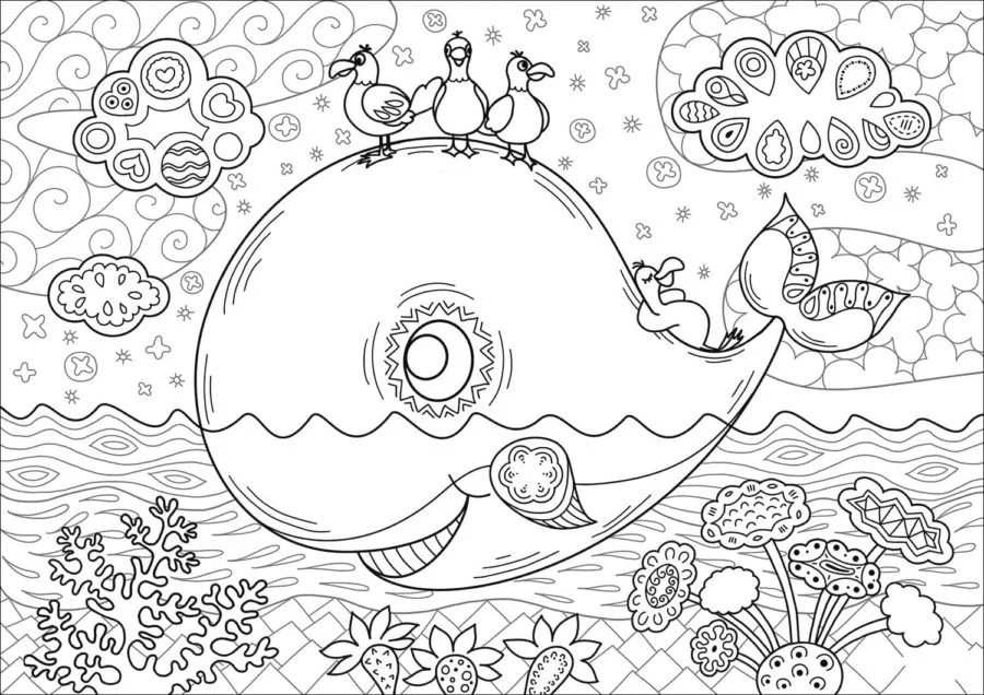 Coral Reef Coloring Pages 69