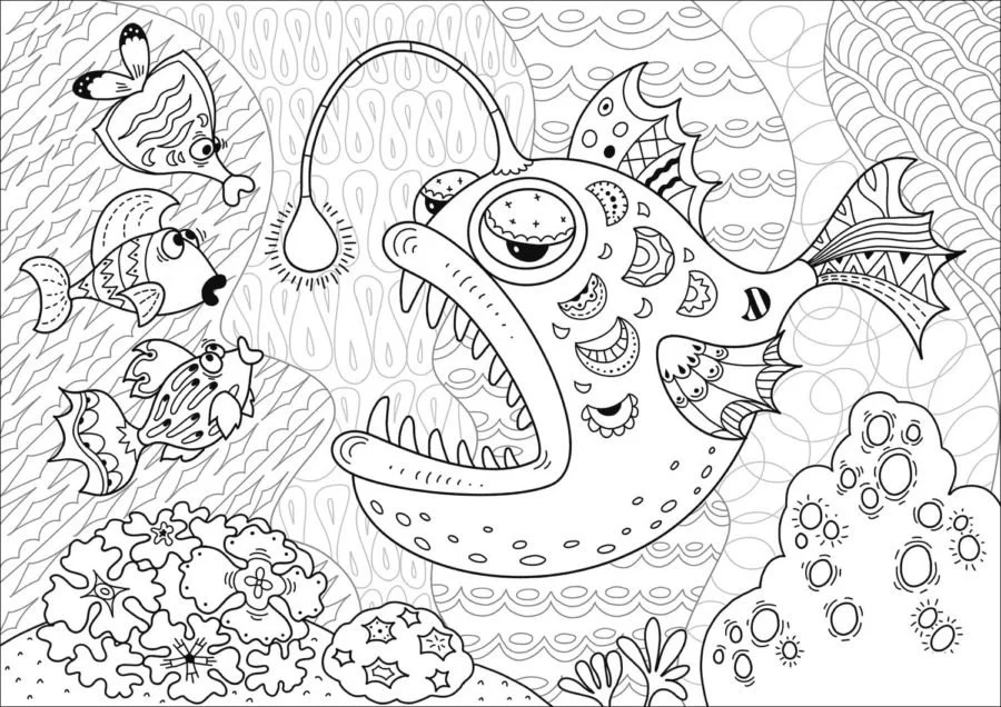 Coral Reef Coloring Pages 75