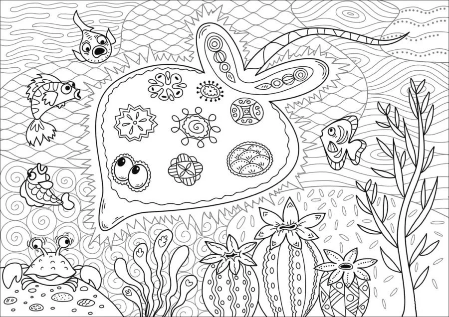 Coral Reef Coloring Pages 78