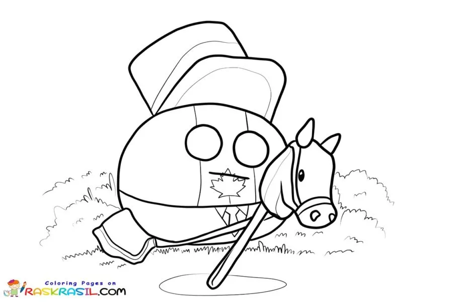 Countryballs Coloring Pages 1