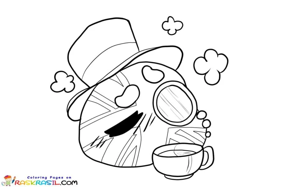 Countryballs Coloring Pages 2